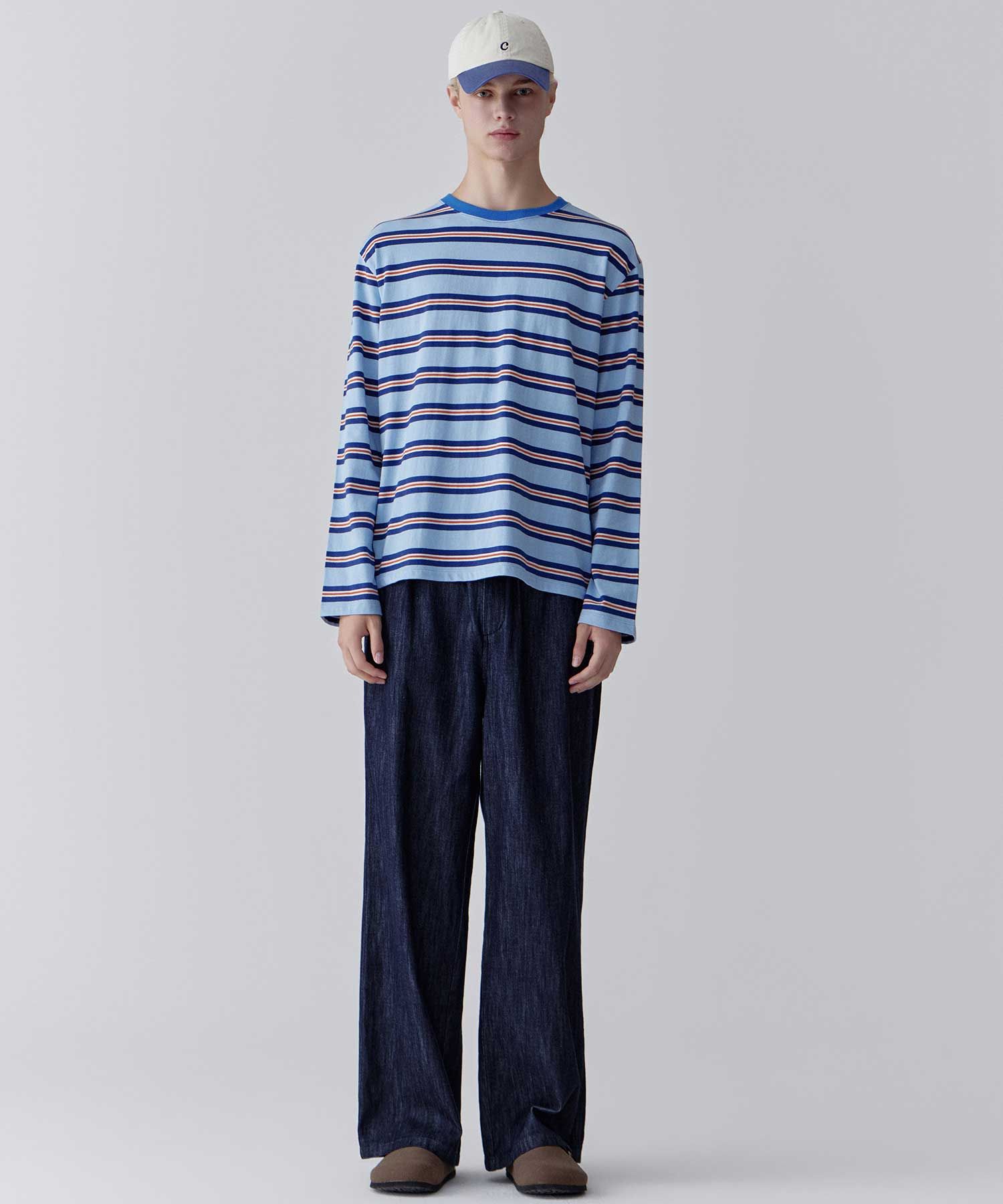 MUSINSA | CAMBRIDGE UNIVERSITY Big Stripe Multi Long Sleeve