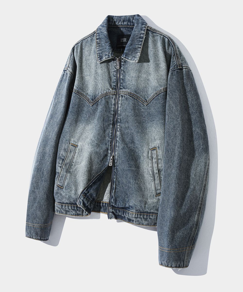 MUSINSA公式 | DIMITRI BLACK 2WAY ウェスタンデニムジャケット_ダスト