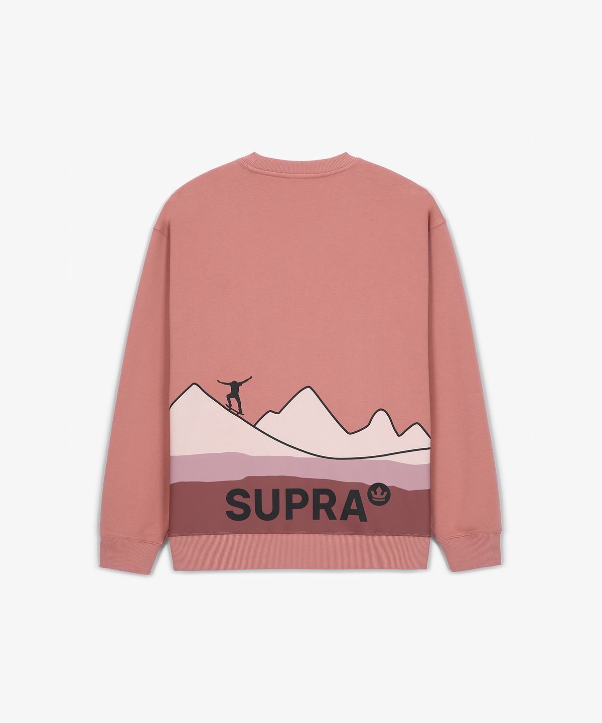 수프라(SUPRA) 백 그래픽 맨투맨(PINK)