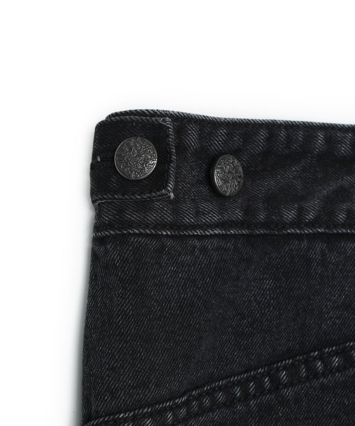 아이돈워너셀(IDWS) Overlap Carpenter Denim Pants Black
