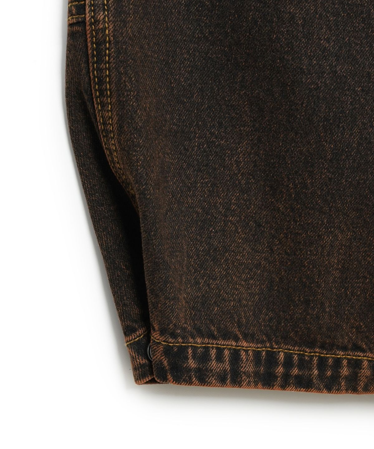 아이돈워너셀(IDWS) Overlap Carpenter Denim Pants Brown