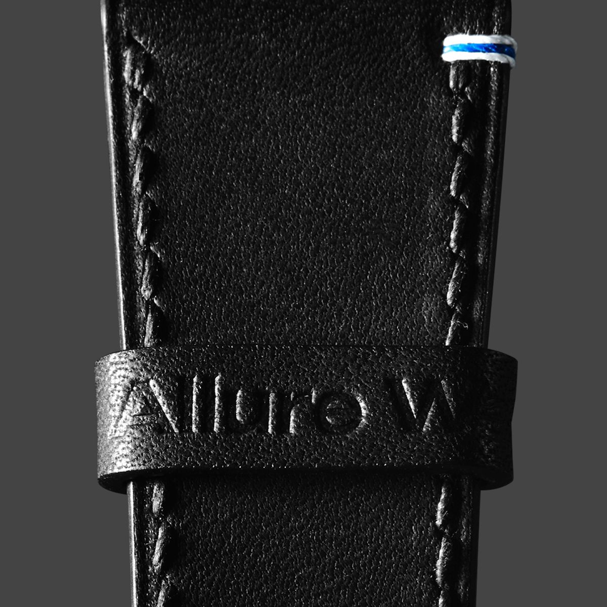 얼루어웨이브(ALLUREWAVE) 애플워치 블랙에디션 2.0 바레니아 천연 소가죽 스트랩