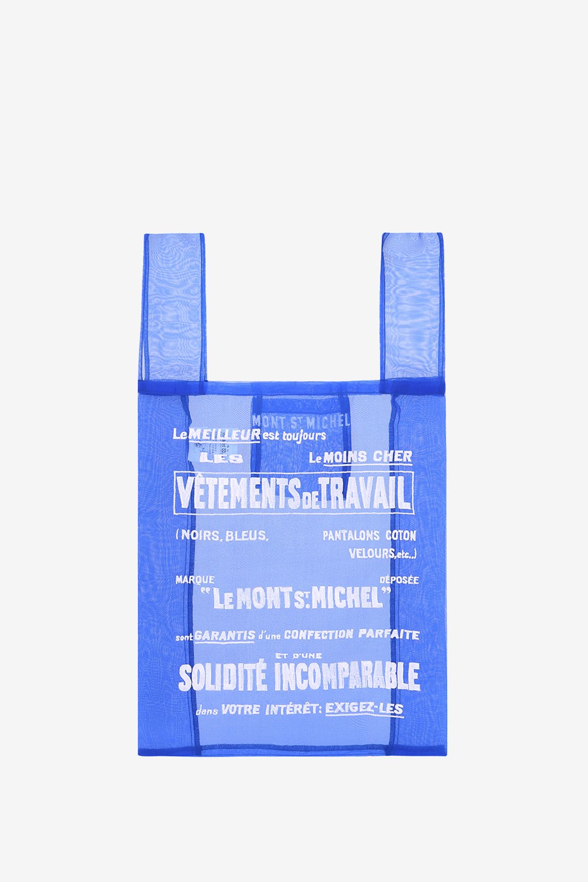 르몽생미셸(LE MONT ST MICHEL) [LMSM X BRIGITTE TANAKA]  Organza Bag_Blue