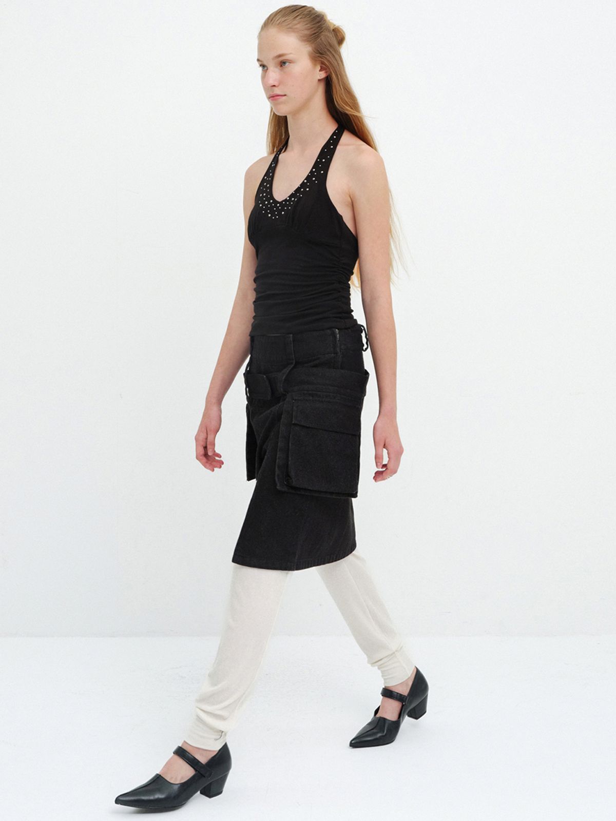 세릭(CERRIC) BANDING LEGGINGS PANTS / IVORY