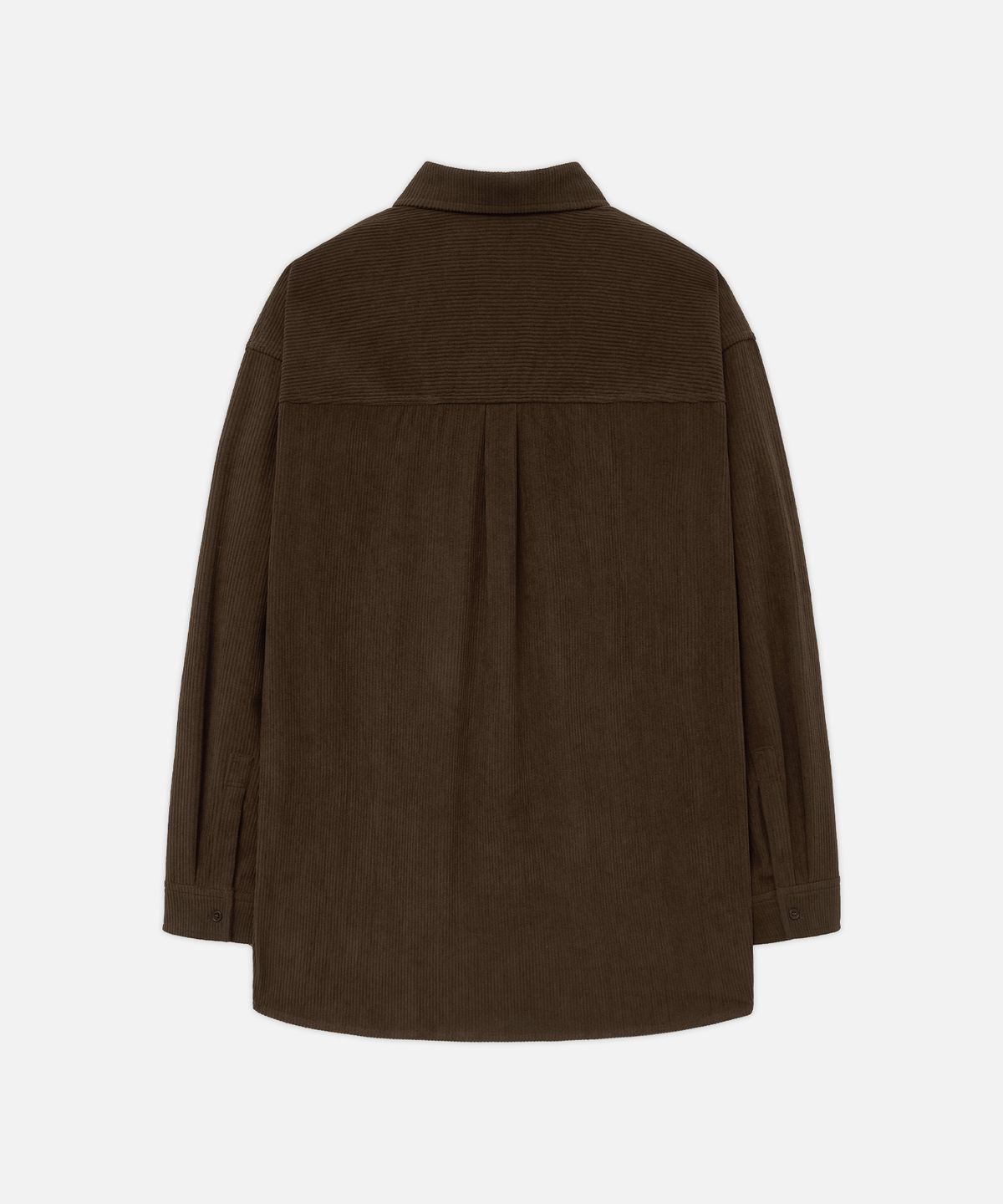 드로우핏(DRAW FIT) 오버사이즈 코듀로이 알렉스 셔츠 [BROWN]