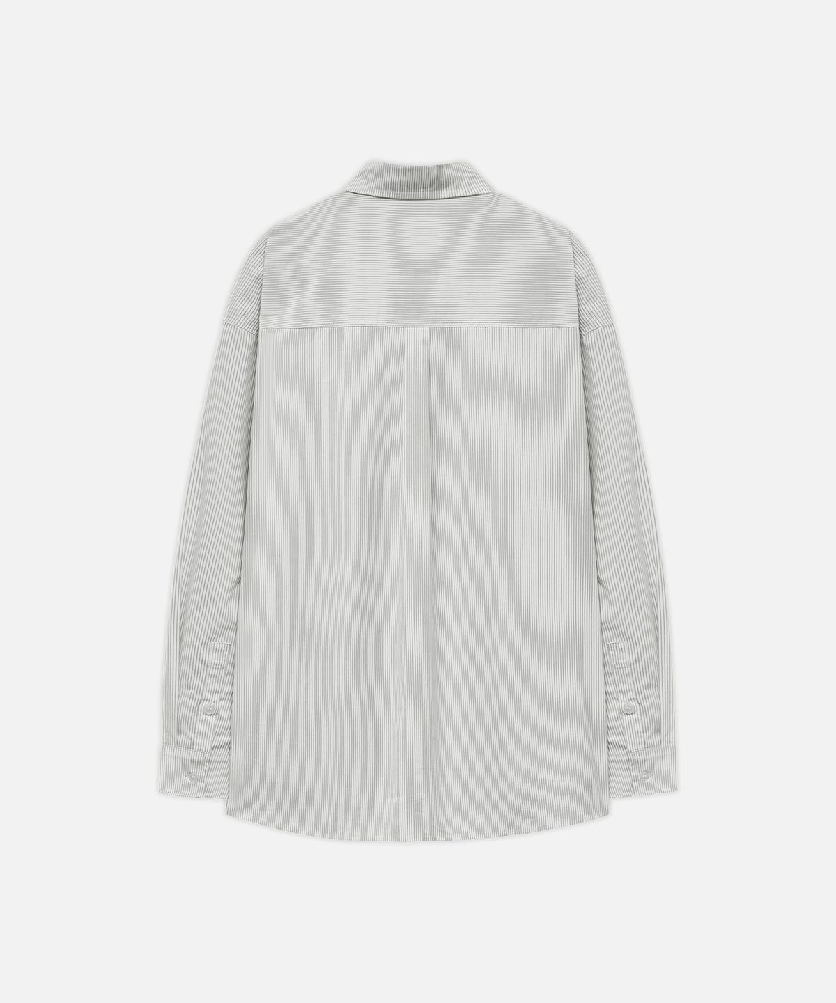 드로우핏(DRAW FIT) 타이디 미니멀 스트라이프 셔츠 [WHITE]