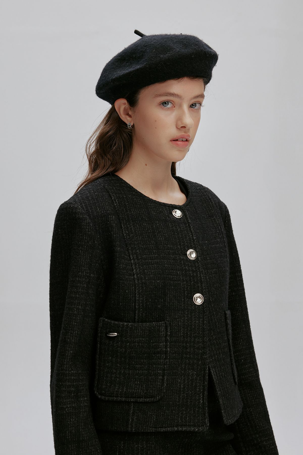 애프터아워즈(AFTERHOURS) CLASSIC WOOL JACKET (CHECK)
