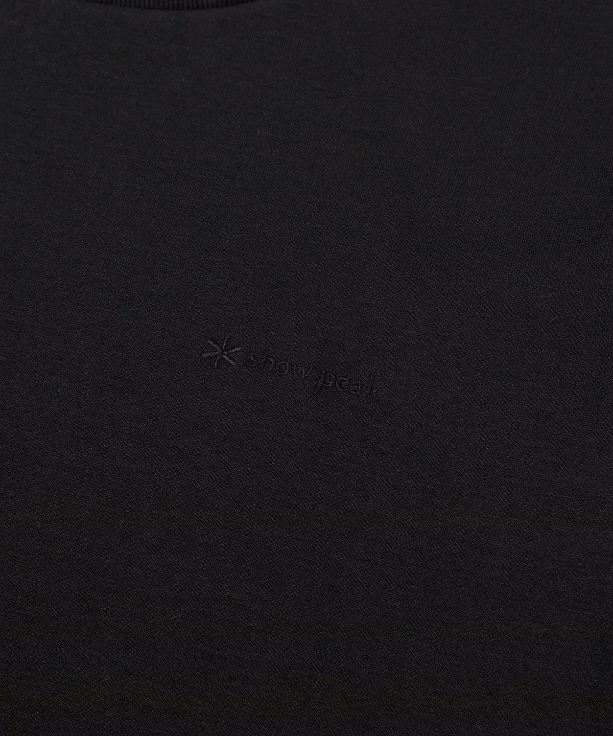 스노우피크 어패럴(SNOWPEAK APPAREL) 카라 그래픽 맨투맨 (S24FMFHT34) Black