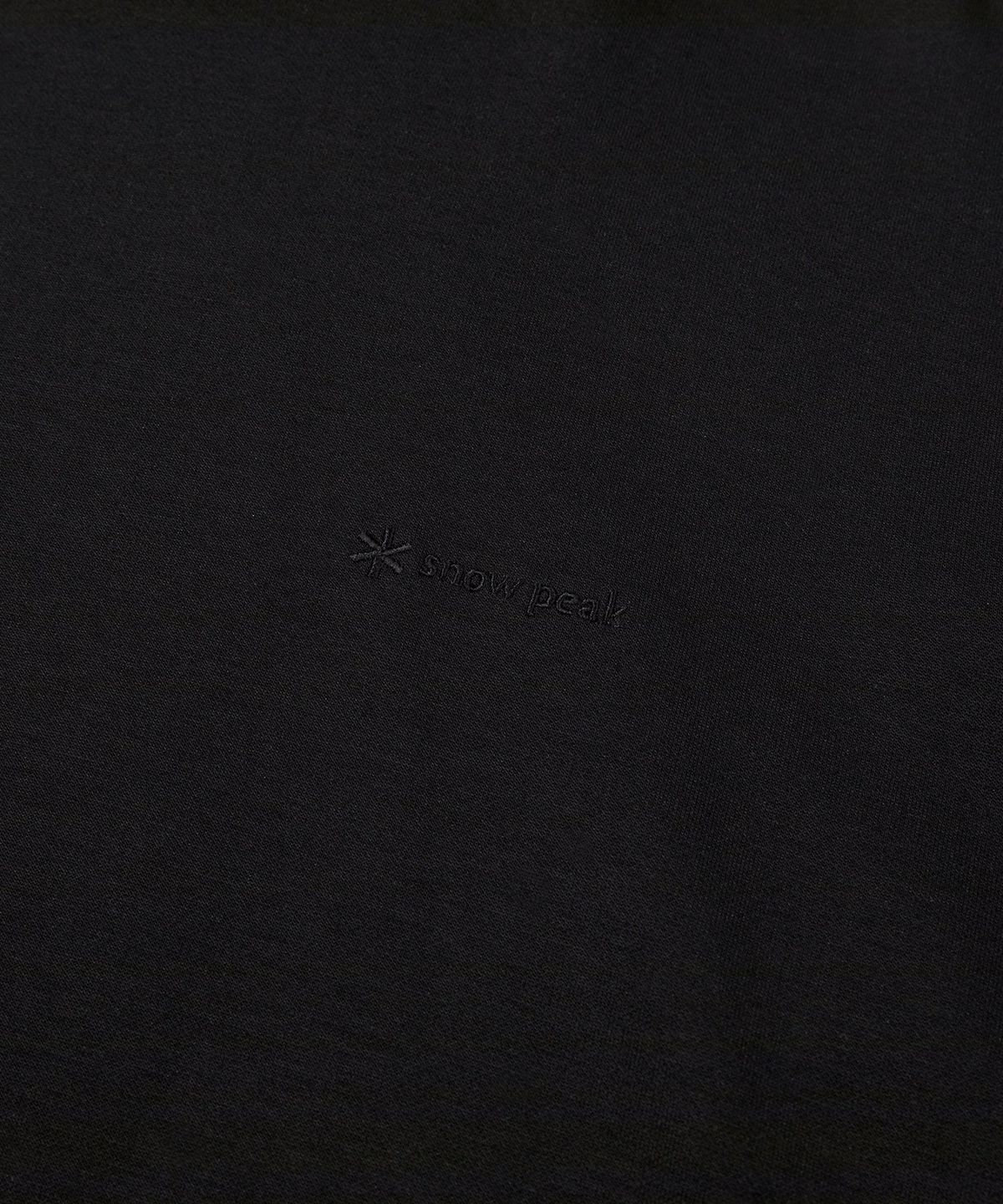 스노우피크 어패럴(SNOWPEAK APPAREL) 카라 그래픽 후드 티셔츠 (S24FMFHD34) Black