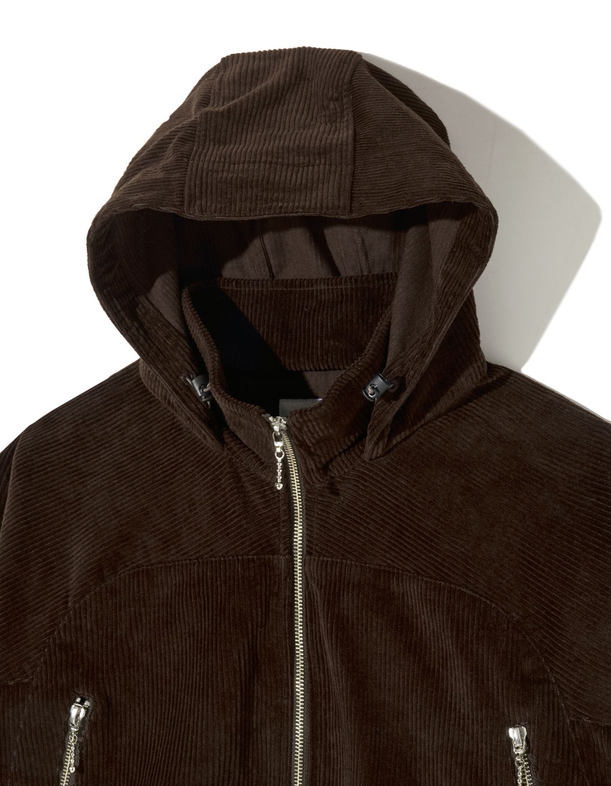 로어즈(LORES) Script Corduroy PCU Jacket - Brown