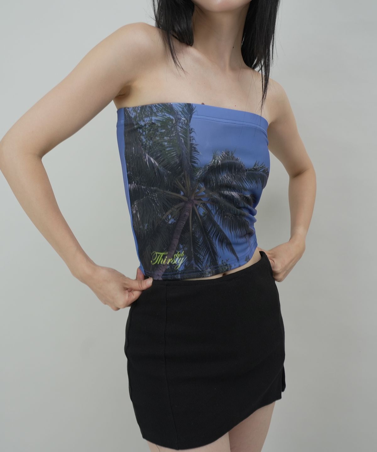 떨스티클럽(THIRSTYCLUB) Palm tree tube top