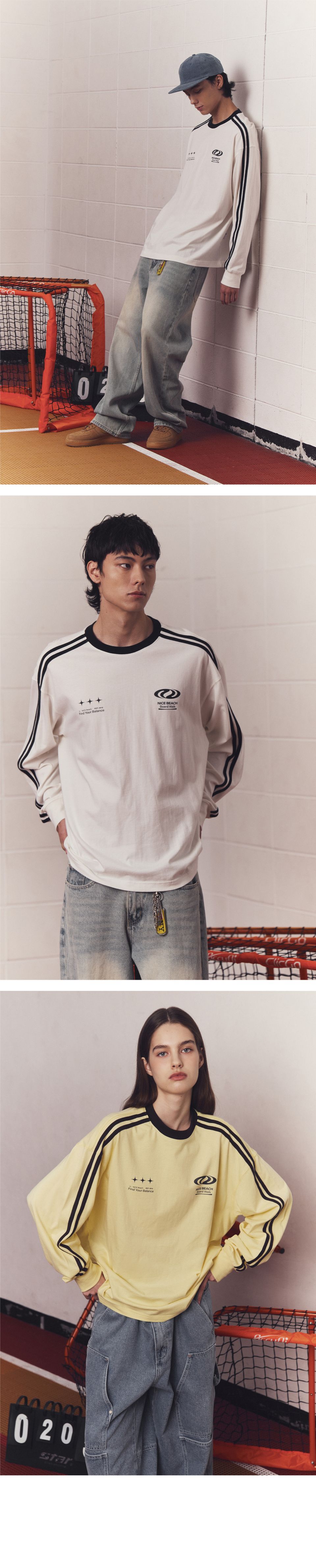 MUSINSA公式 | URBANDTYPE Football Jersey Long Sleeve_Navy