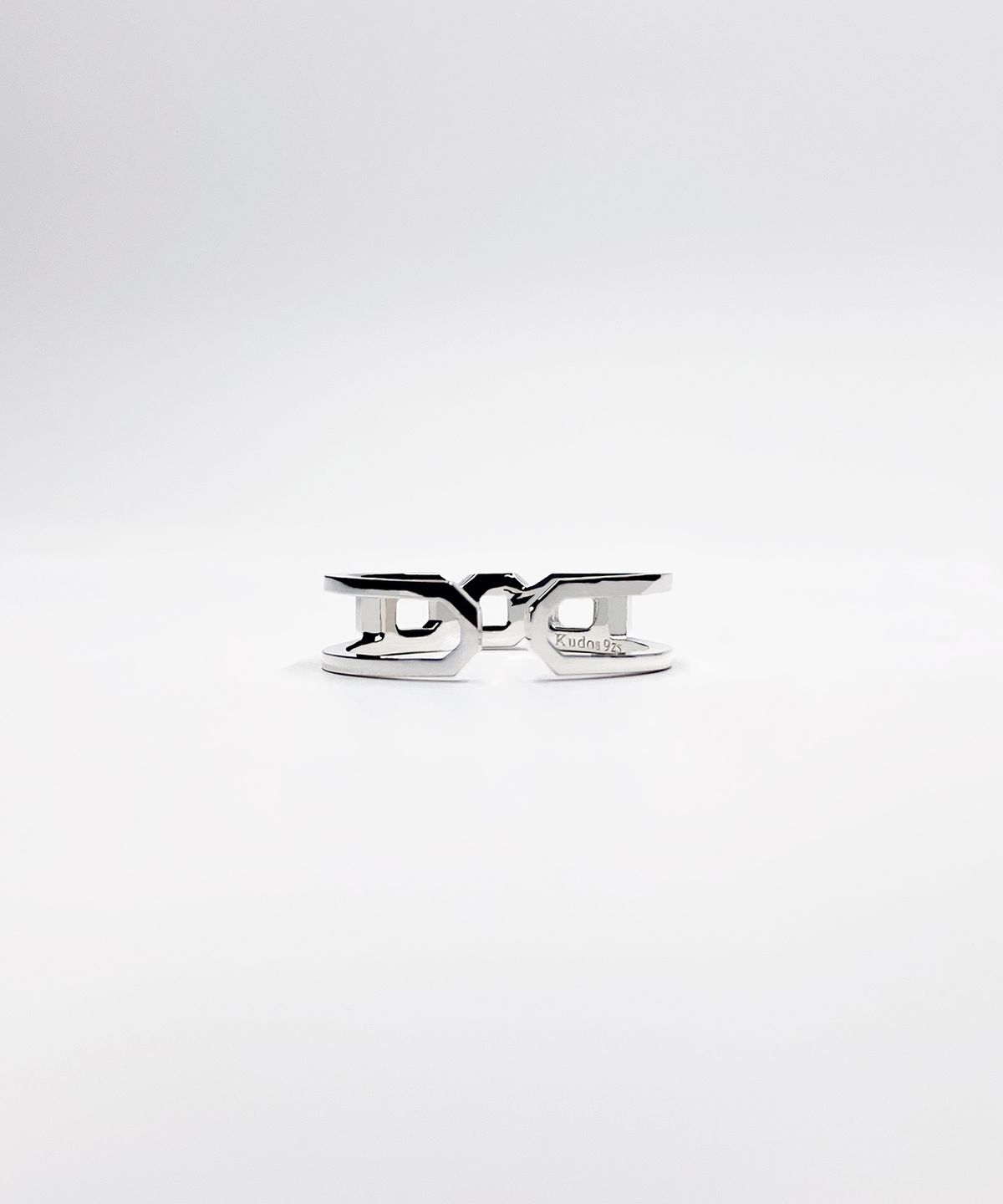쿠도스(KUDOS) Interlocking Triple Octagon Ring