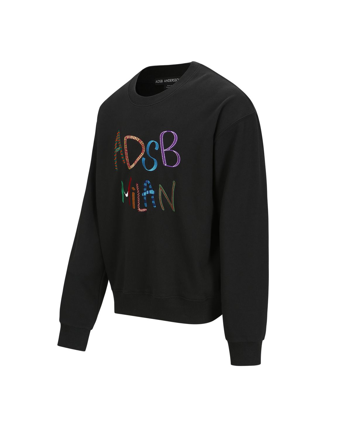앤더슨벨(ADSB ANDERSSON BELL) (에센셜) 유니섹스 ADSB 밀란 엠브로이더리 스웻셔츠 atb1149u(BLACK)