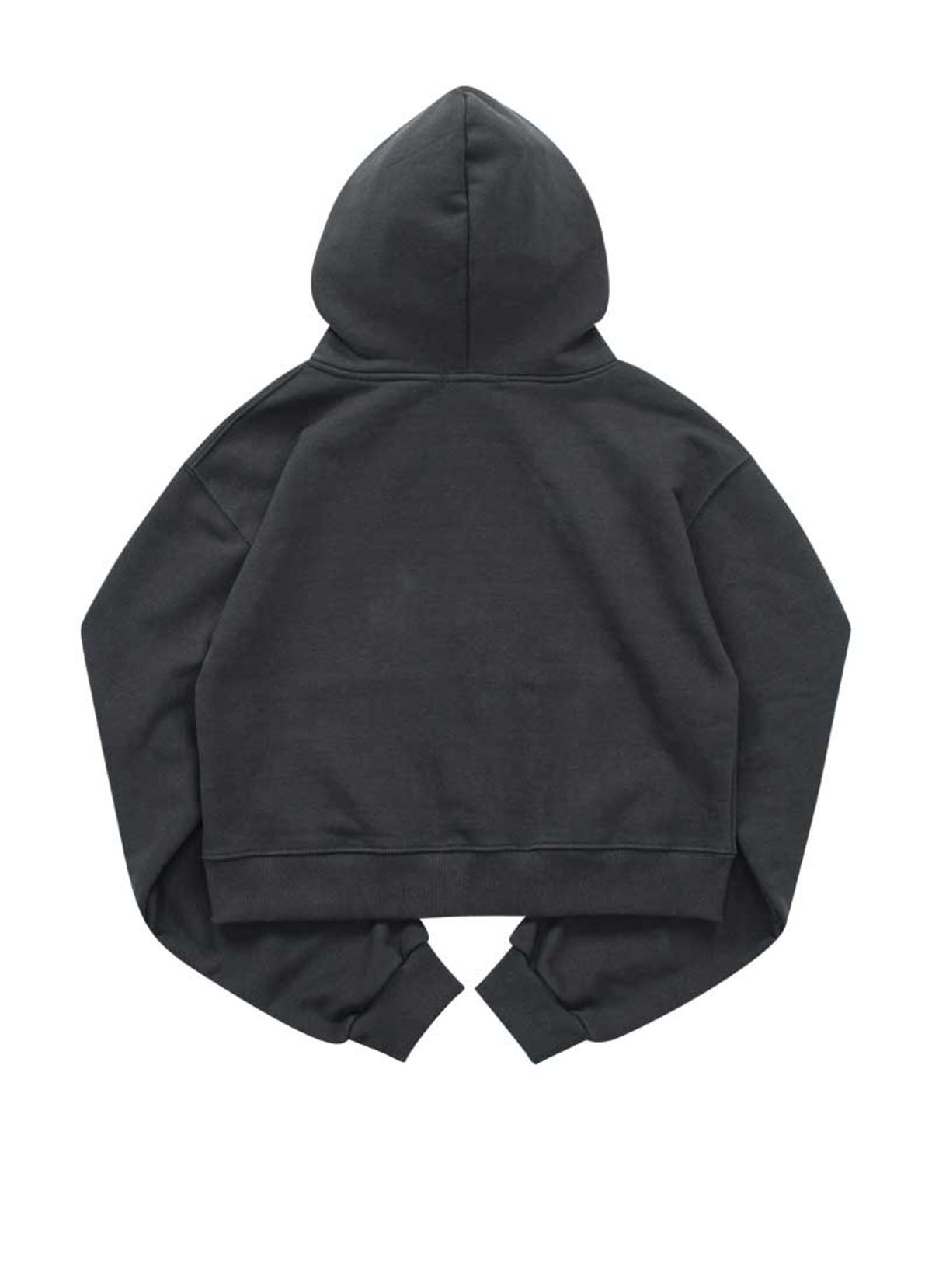 애즈온(ASON) BASIC TRAINING HOOD ZIP-UP / CHARCOAL