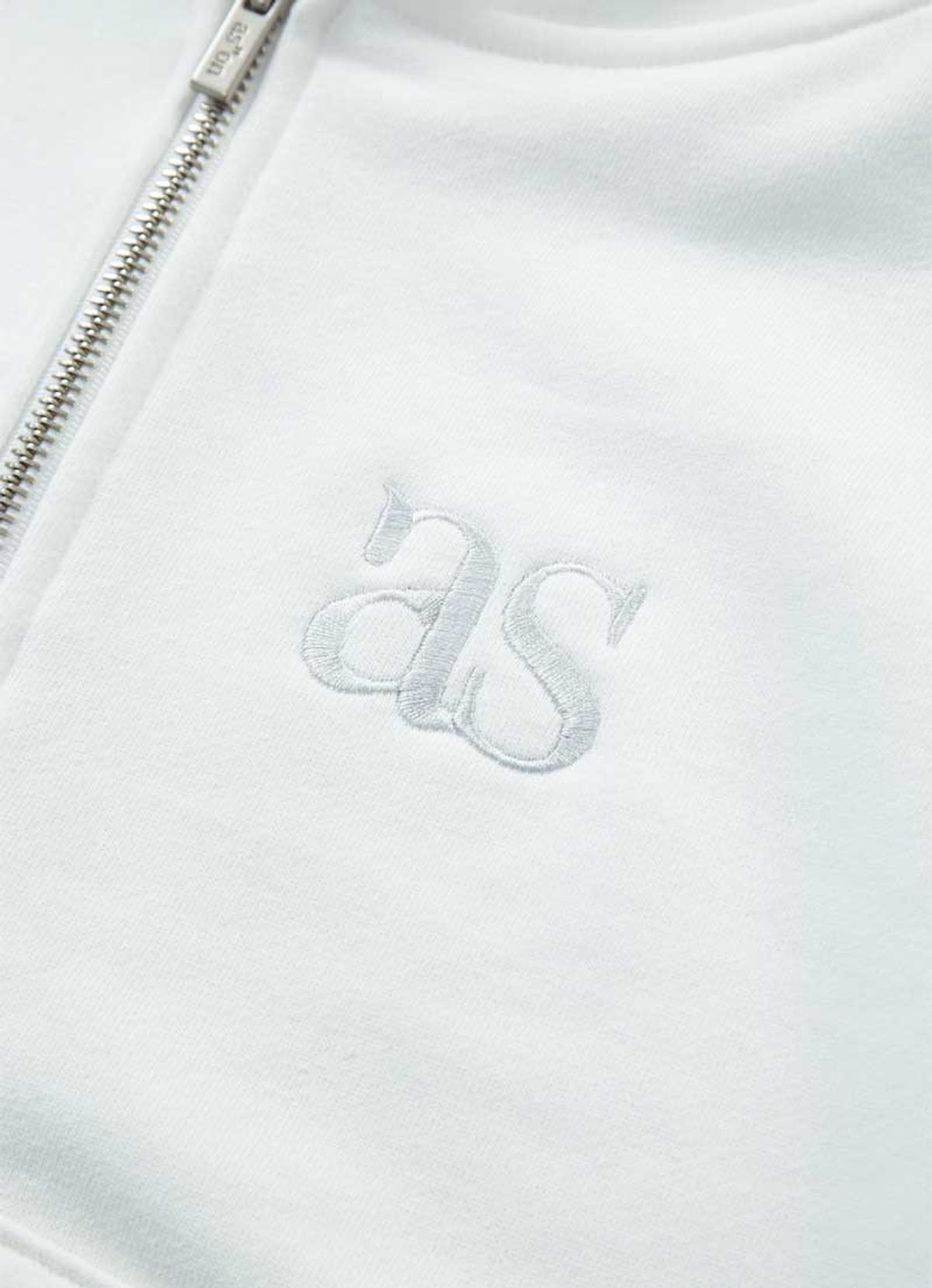 애즈온(ASON) BASIC TRAINING HOOD ZIP-UP / WHITE