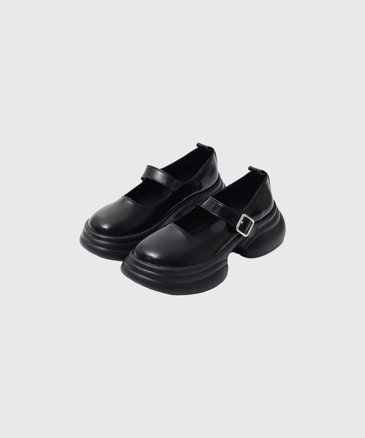 룩캐스트(LOOKAST) 클라라 플랫폼 메리제인슈즈_블랙 / CLARA PLATFORM MARYJANE SHOES_BLACK