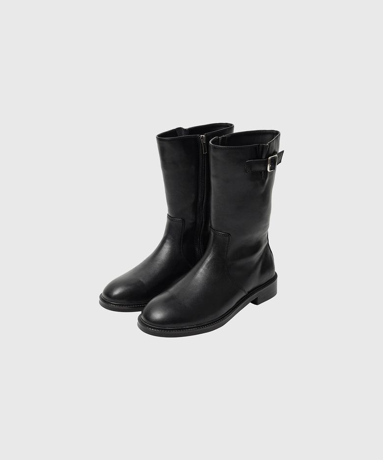 레베카 미들부츠_블랙 / REBECCA MIDDLE BOOTS_BLACK