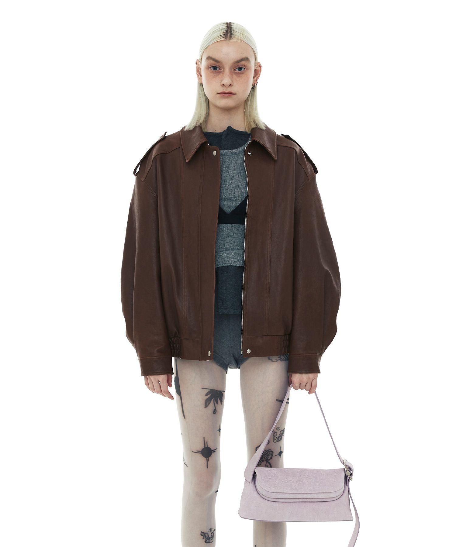 OSOI Folder Brot [Nubuck Brown] / OSOI Shoulder Bag / FedEx