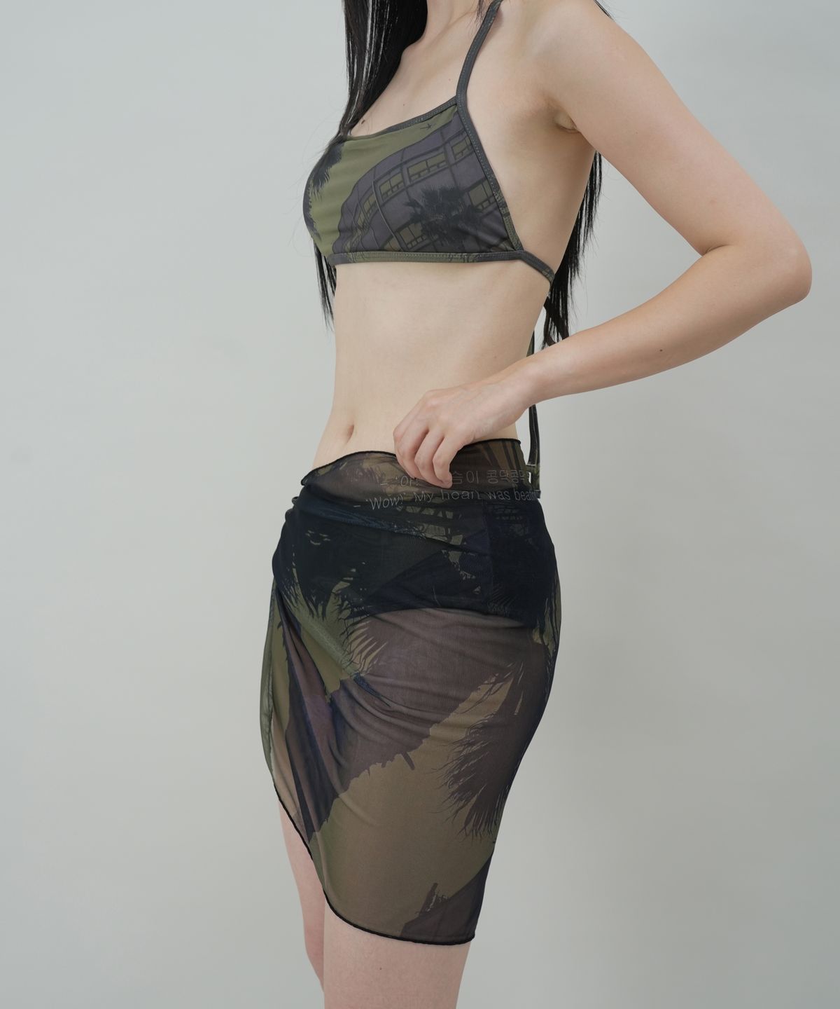 떨스티클럽(THIRSTYCLUB) Congdac wrap skirt