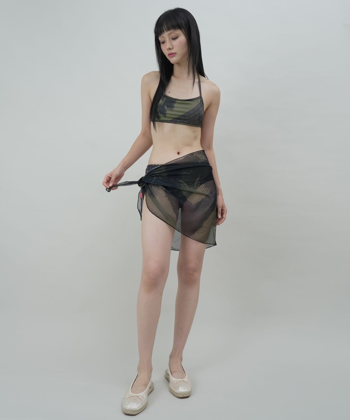 떨스티클럽(THIRSTYCLUB) Congdac wrap skirt