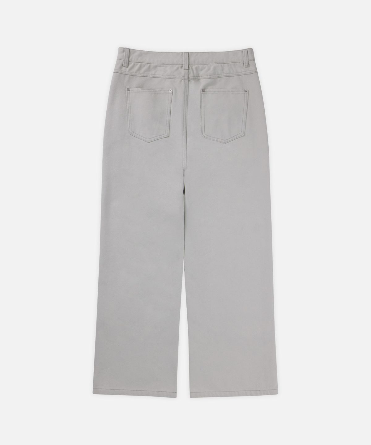 드로우핏(DRAW FIT) 워시드 더블니 카펜터 워크 팬츠 [LIGHT GREY]