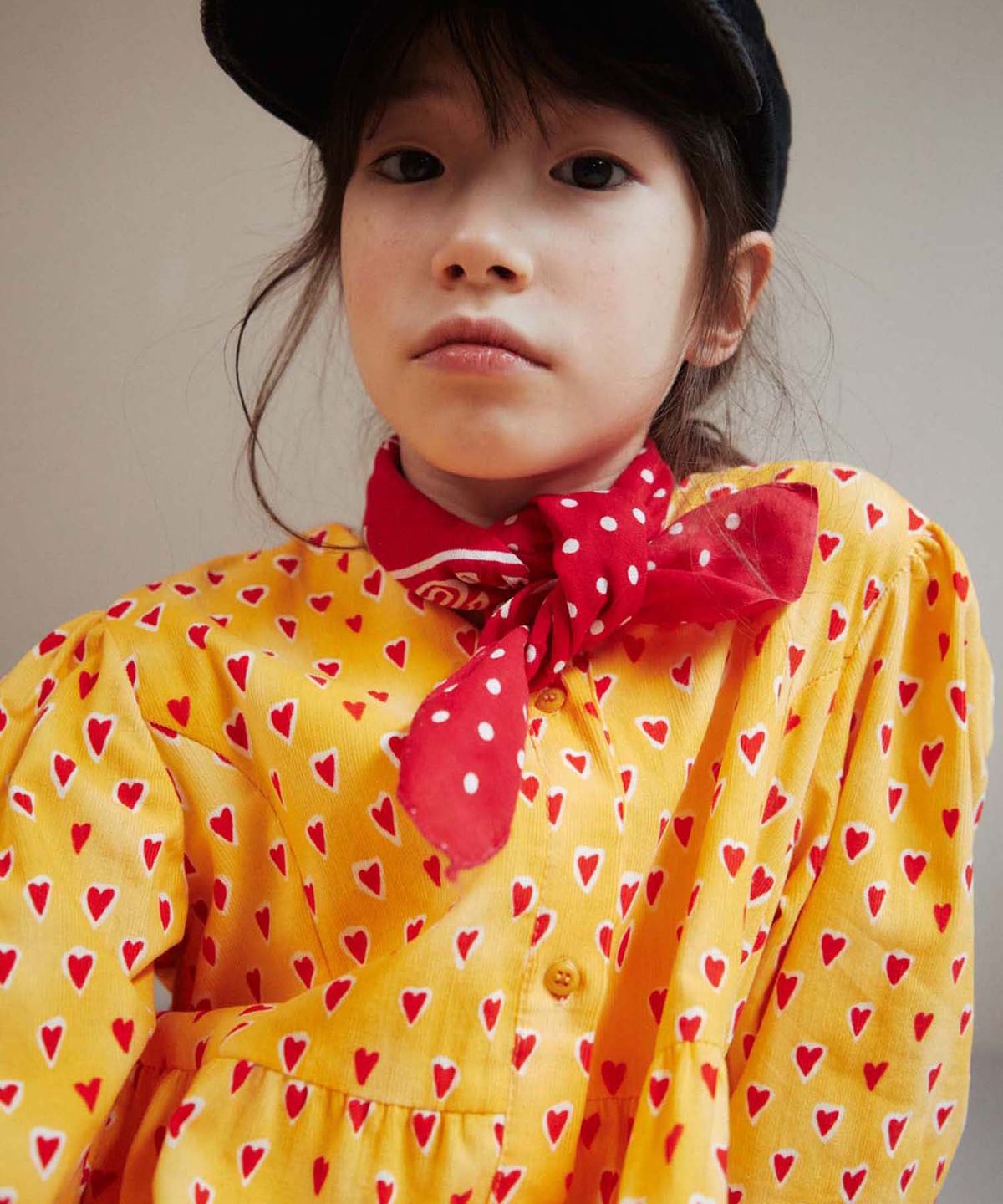 프리제(FRISE) 하트원피스_옐로우_키즈