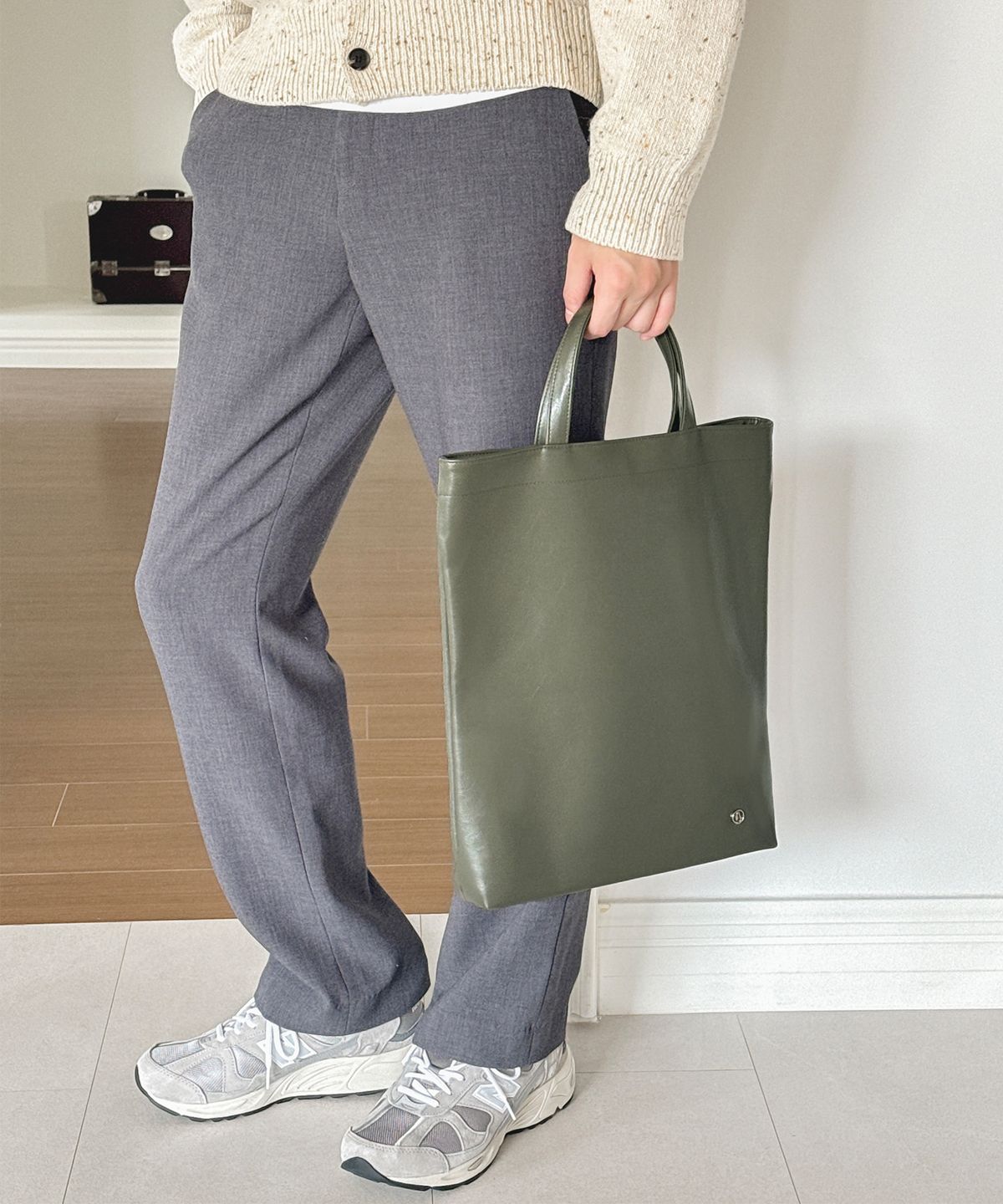 에이제로(AZERO) Totebook Bag (Khaki)
