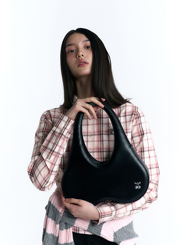 ★KIRSH★ Cheekcheck Signature Handbag Black MUSINSA | KIRSH Cheekcheck Signature Handbag [Black]