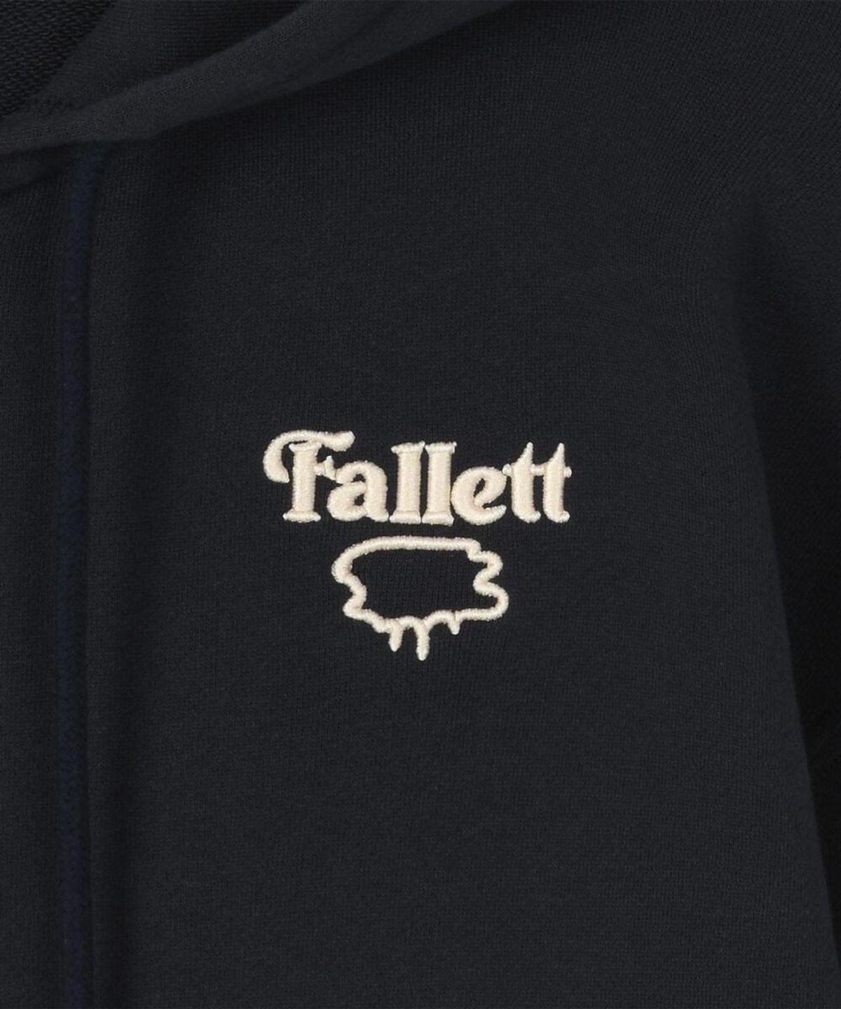 팔렛(FALLETT) 스토리 로고 심볼 후드 집업 네이비