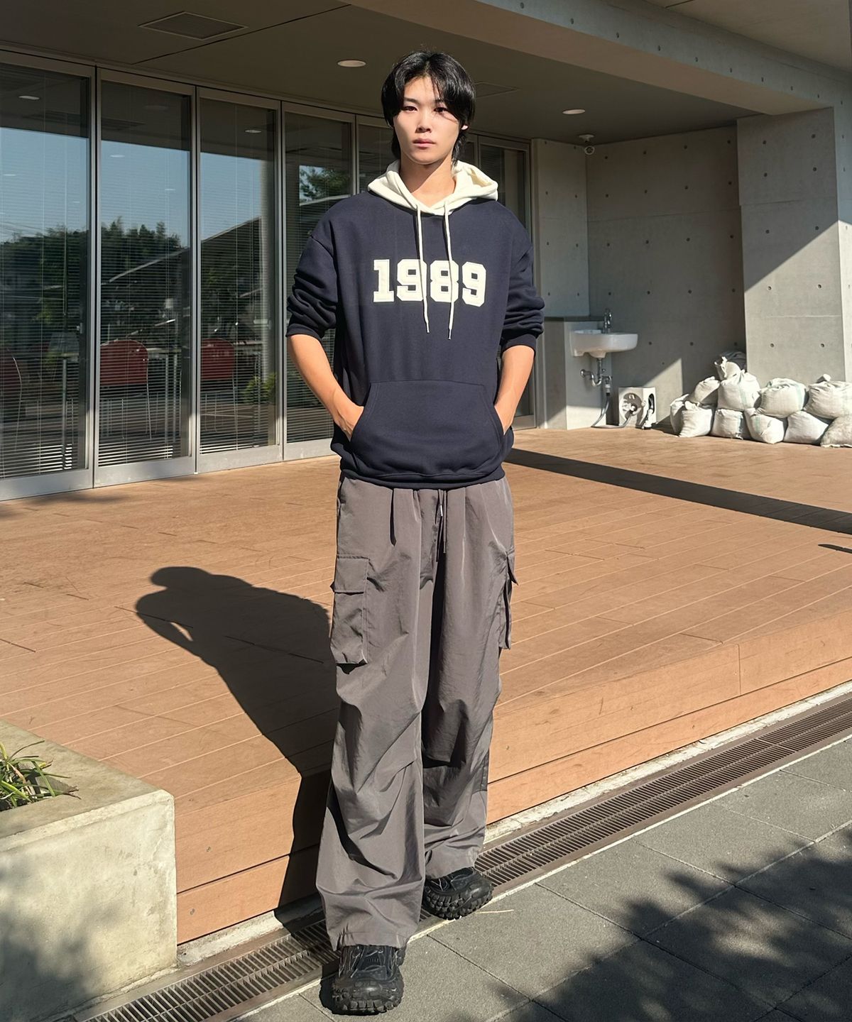 1989스탠다드(1989STANDARD) 1989 배색 후드(STHSTD-0099)
