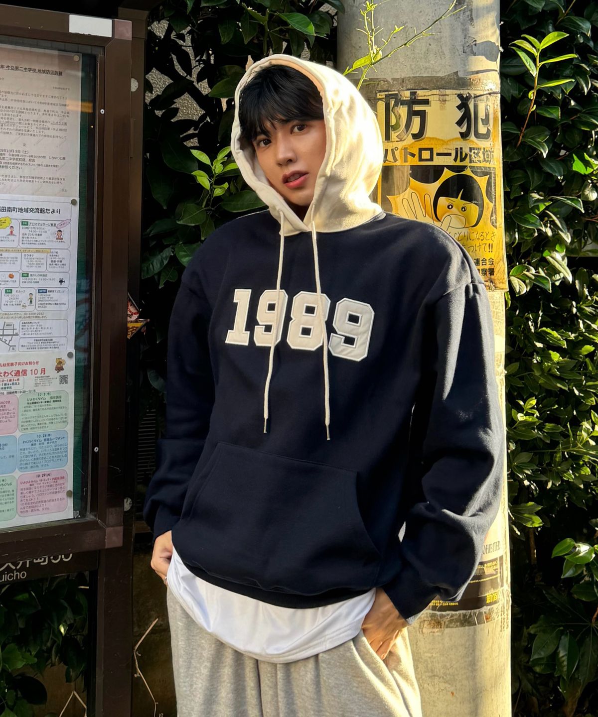 1989스탠다드(1989STANDARD) 1989 배색 후드(STHSTD-0099)