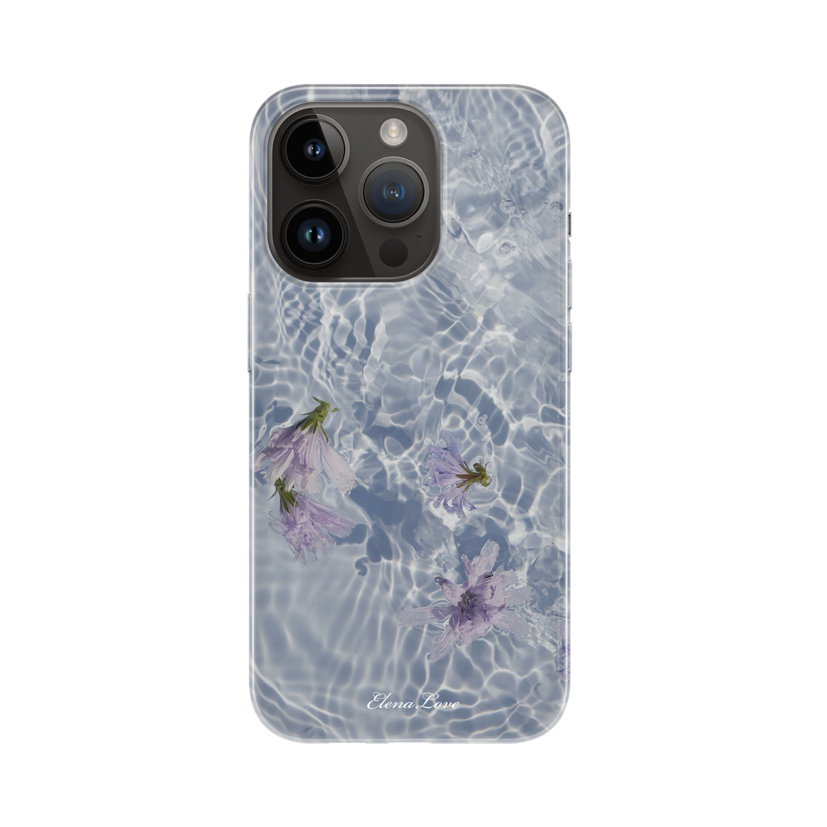 엘레나 러브(ELENALOVE) [Clear case] Azalea water 클리어케이스