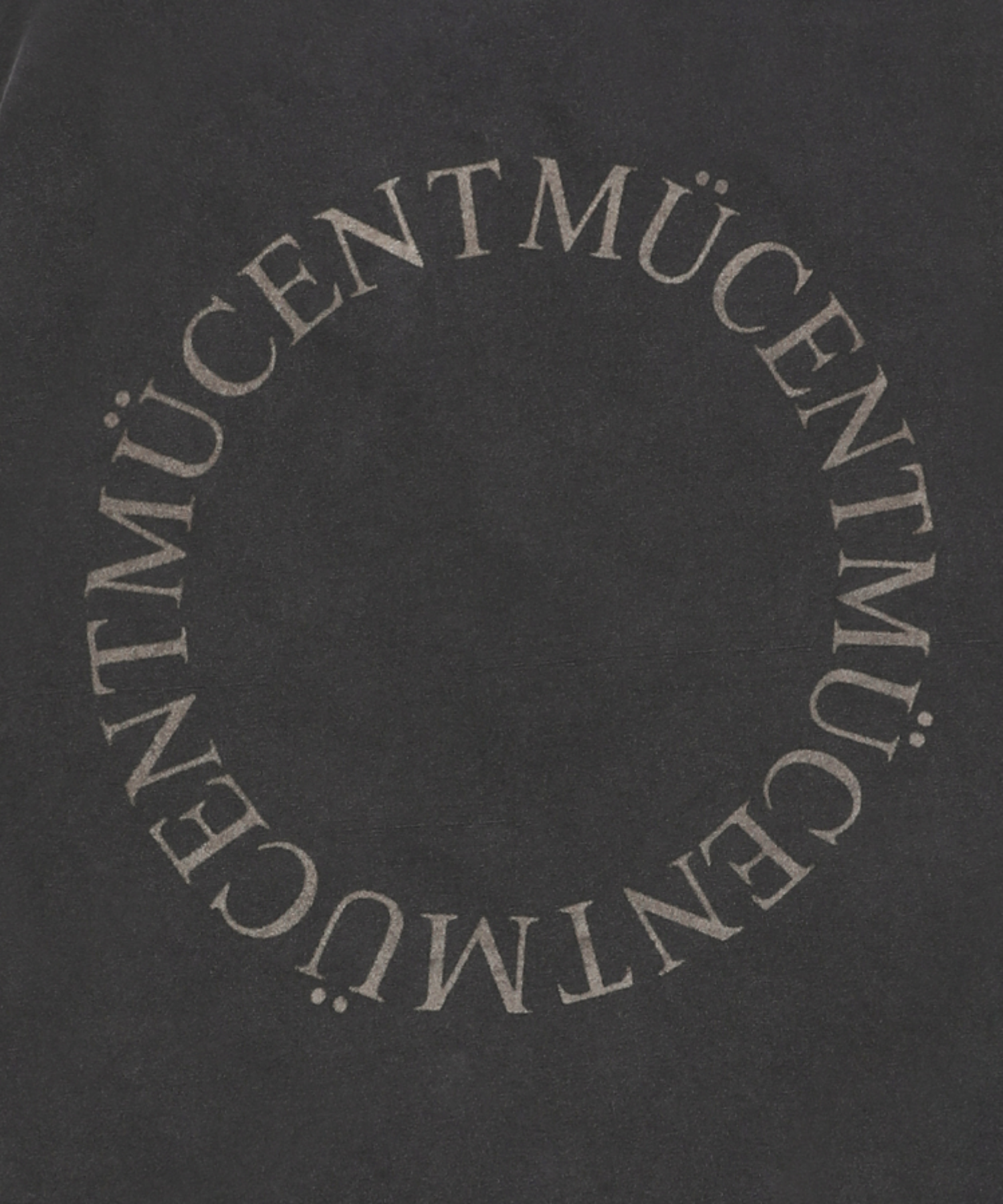 ★MUCENT★ Pigment Dirty Washing Signature Back Logo Circula MUSINSA | MUCENT Pigment Dirty Washing Round Back Logo Short