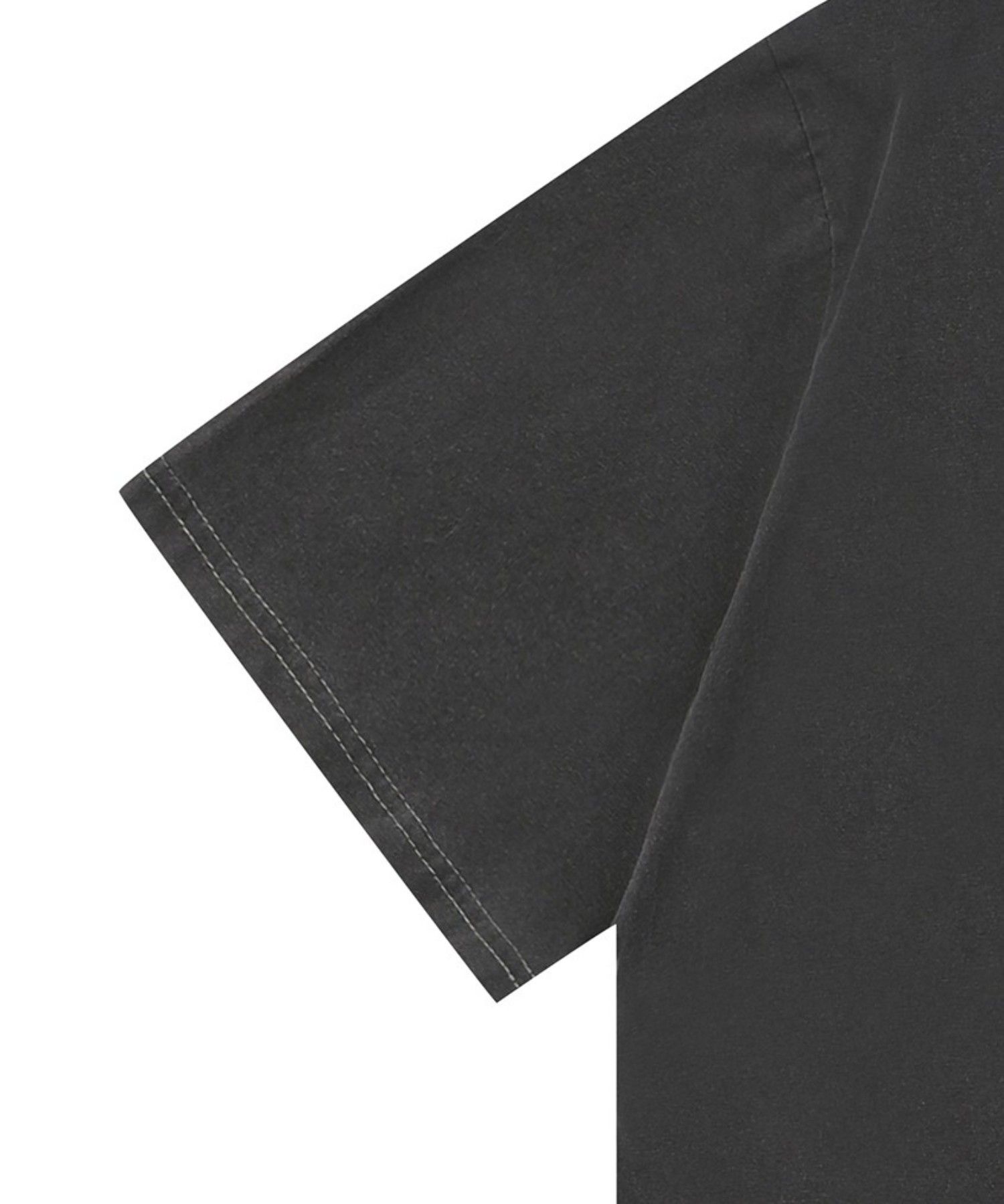 MUSINSA | MUCENT Pigment Dirty Washing Round Back Logo Short