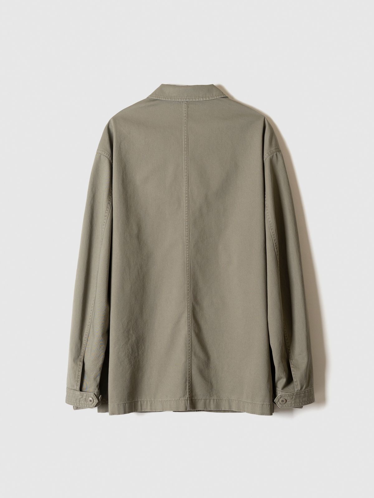 포커페이스(POKERFACE) WASHED FRENCH WORK JACKET BEIGE KHAKI