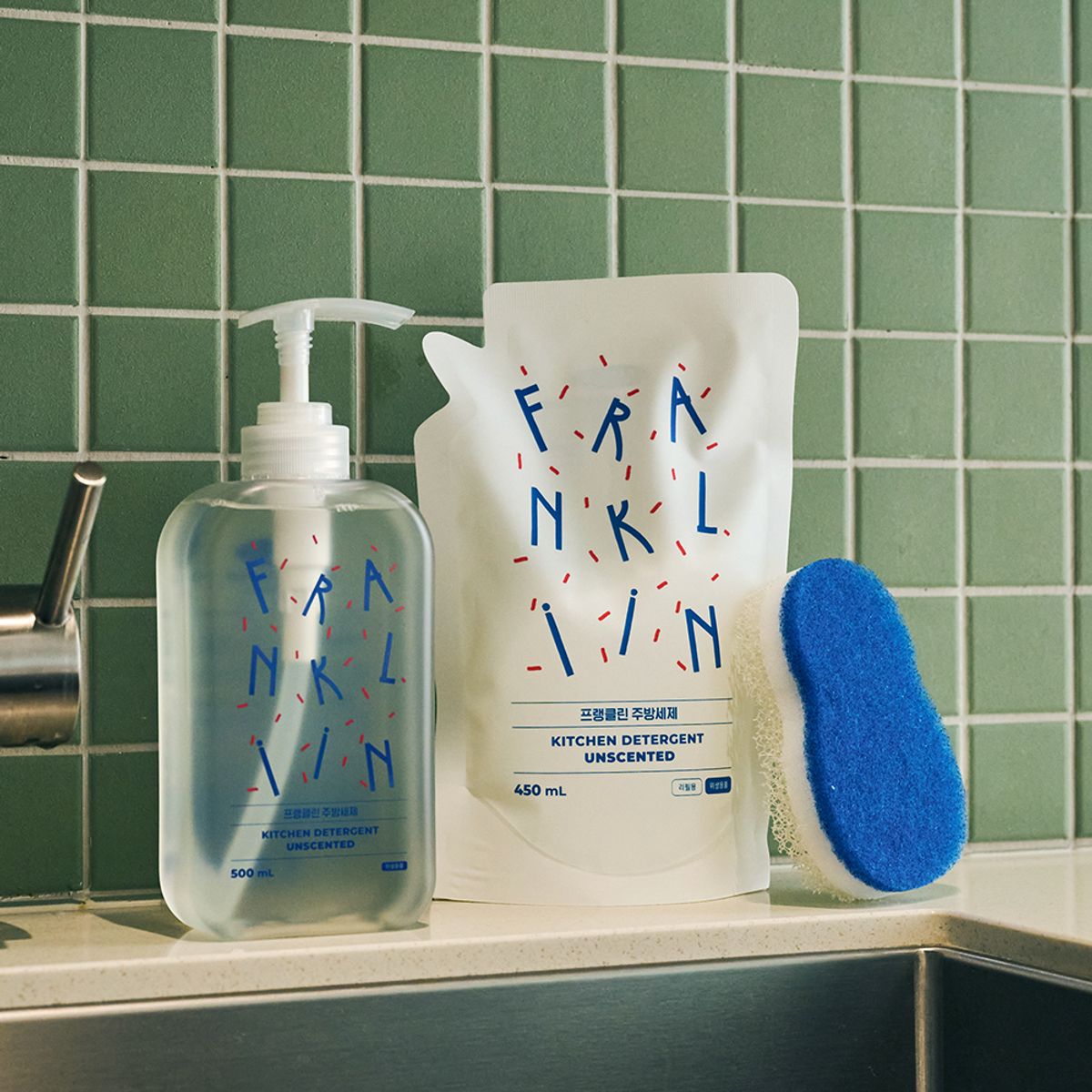 프랭클린(FRANKLIIN) 비건 아기주방세제 리필 450ml