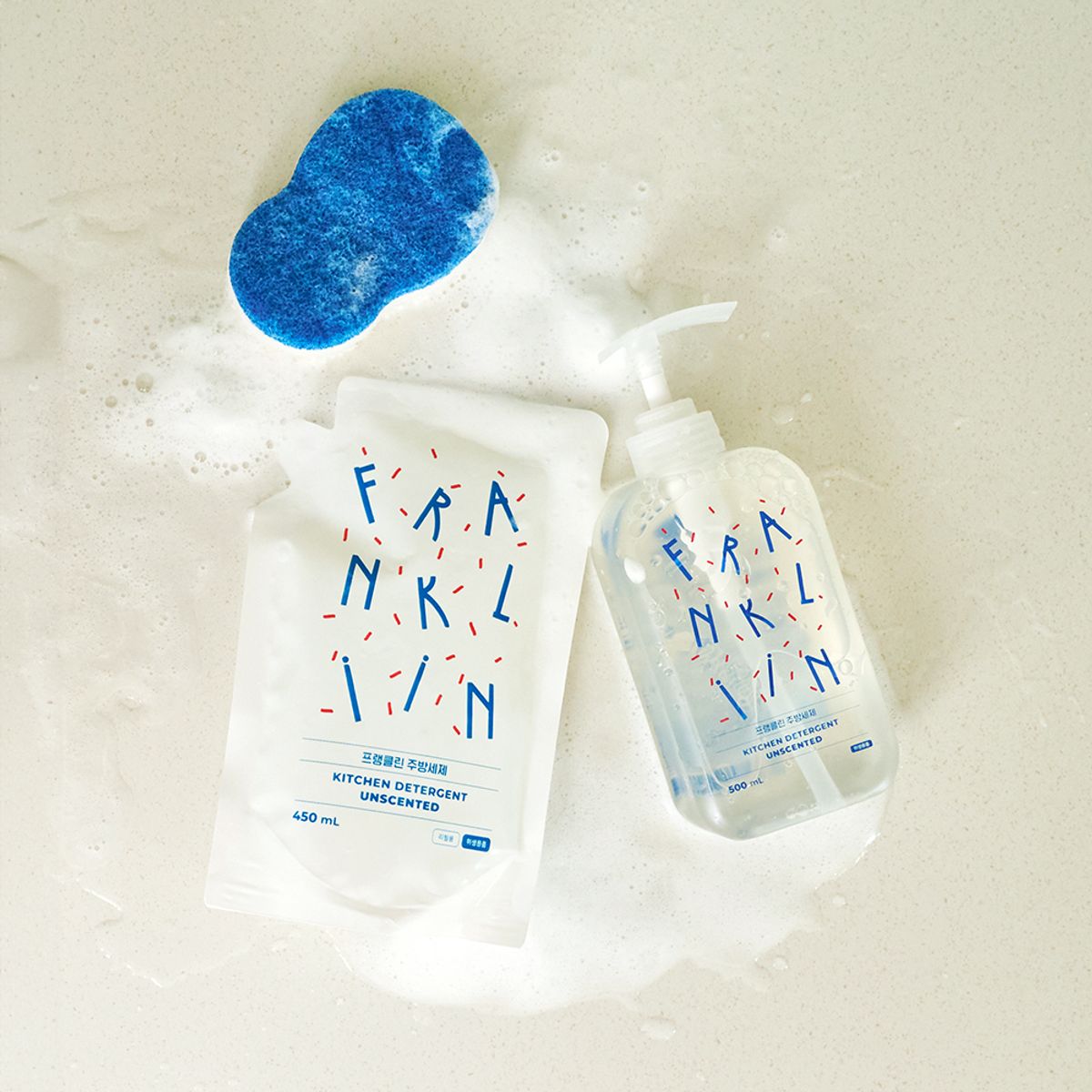 프랭클린(FRANKLIIN) 비건 아기주방세제 리필 450ml