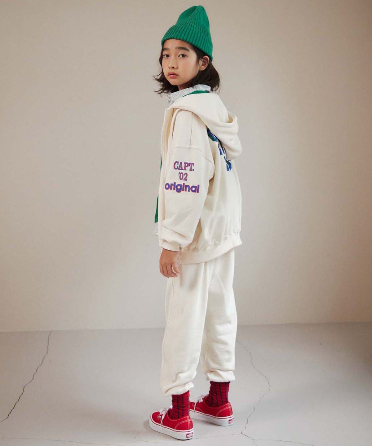 프리제(FRISE) 캡틴집업_아이보리_키즈