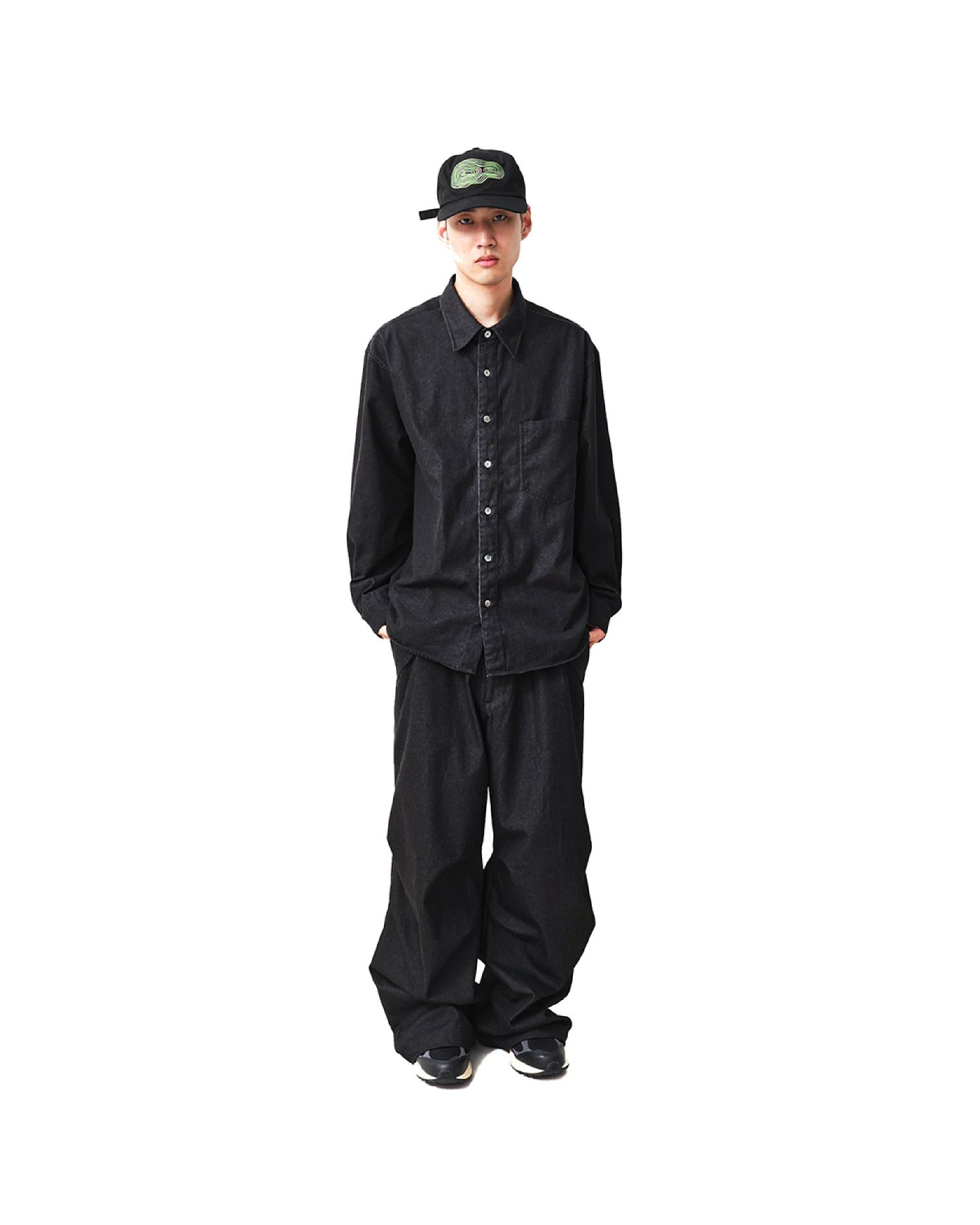 パンツ 999HUMANITY PARA EASY PANTS V2 MUSINSA公式 | 999HUMANITY PARA EASY PANTS (BLACK DENIM)