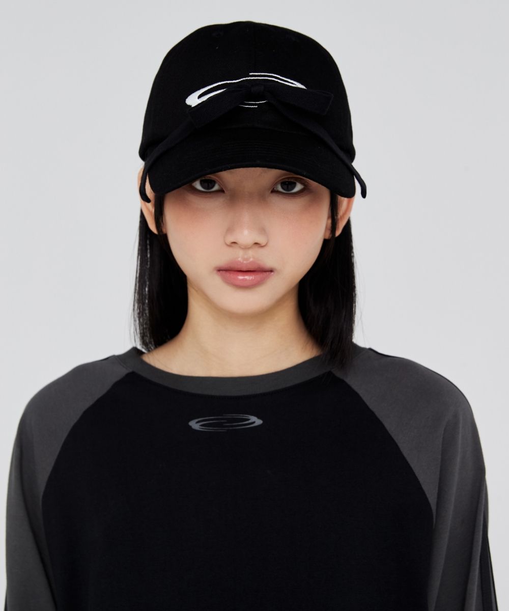 人気 ☆OPENING PROJECT☆RIBBON TIE DOWN CAP Ribbon Tie Down Cap - Black - OPENING PROJECT