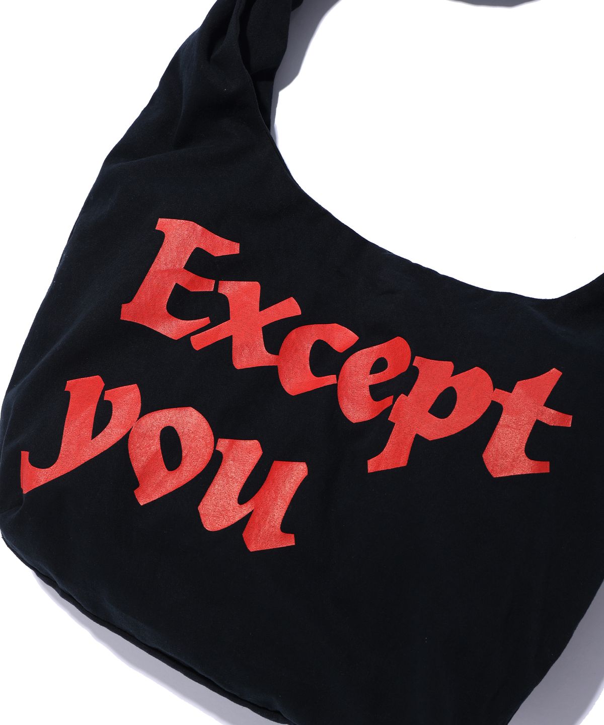 유희(YOUHEE) LETTERING BIG BAG BLACK