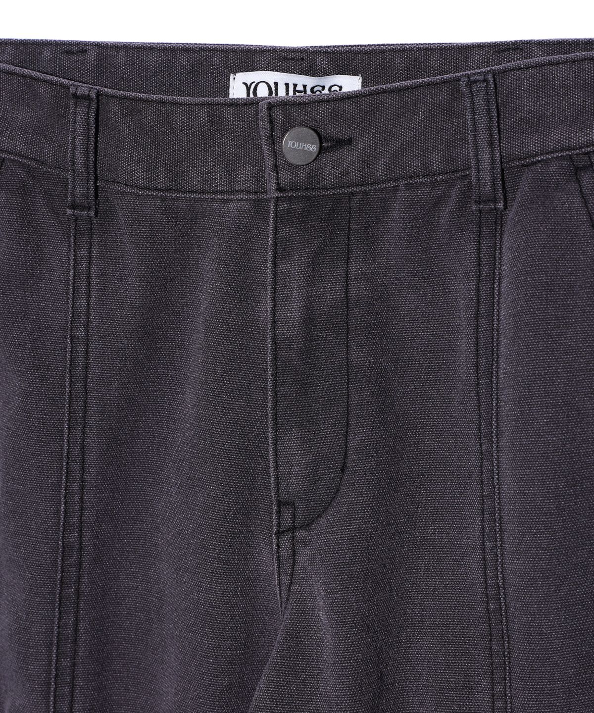유희(YOUHEE) WASHED DENIM PANTS CHARCOAL
