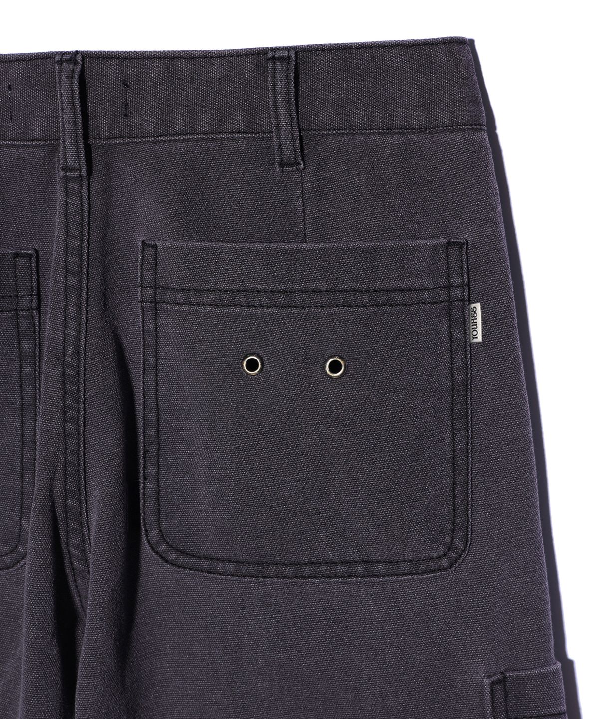 유희(YOUHEE) WASHED DENIM PANTS CHARCOAL