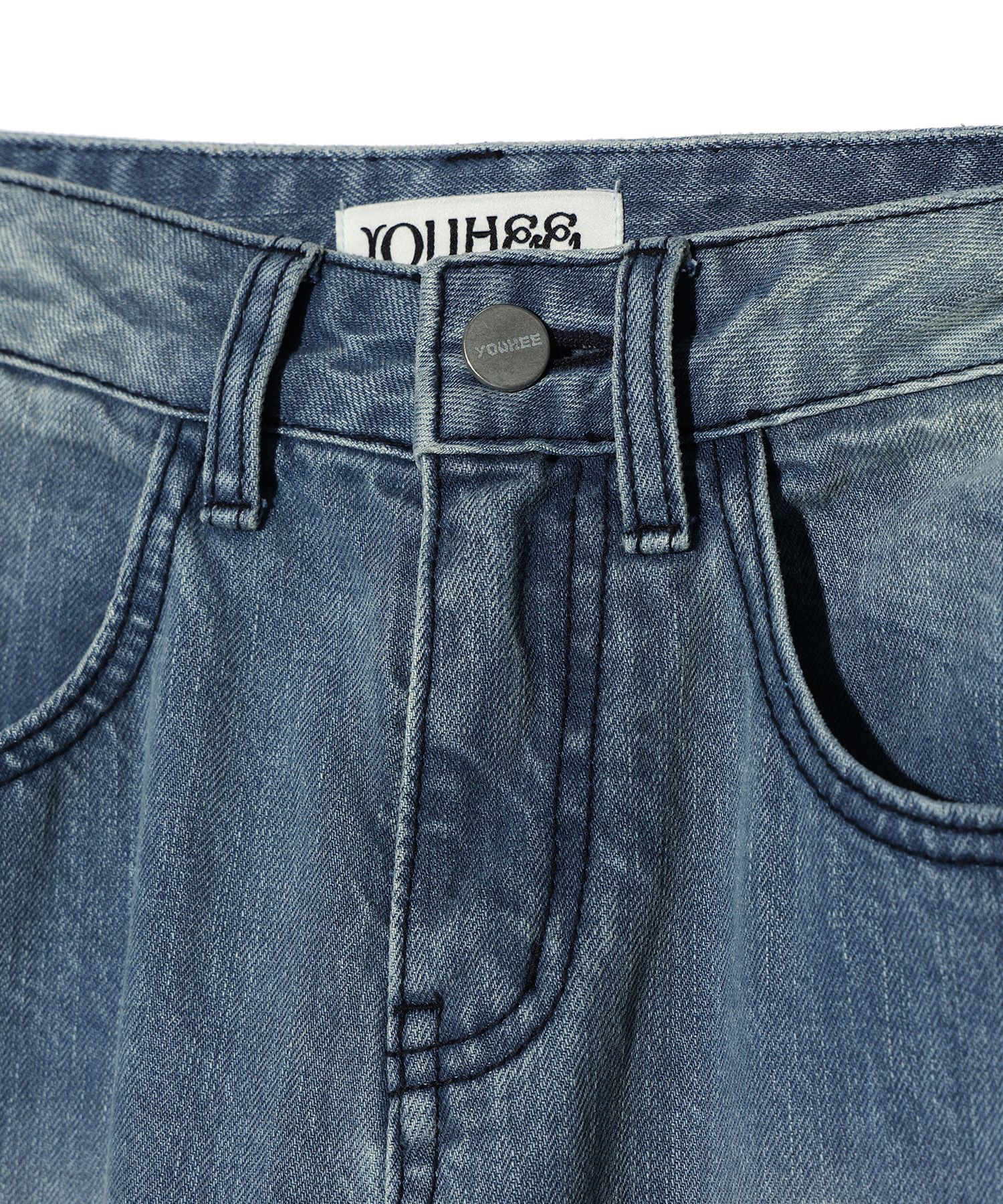 パンツ YOUHEE YOUHEE BOOTSCUT PANTS BLACK BLACK SCANDAL KATSURAGI NO TUCK W WORK PANTS – THE SHOP