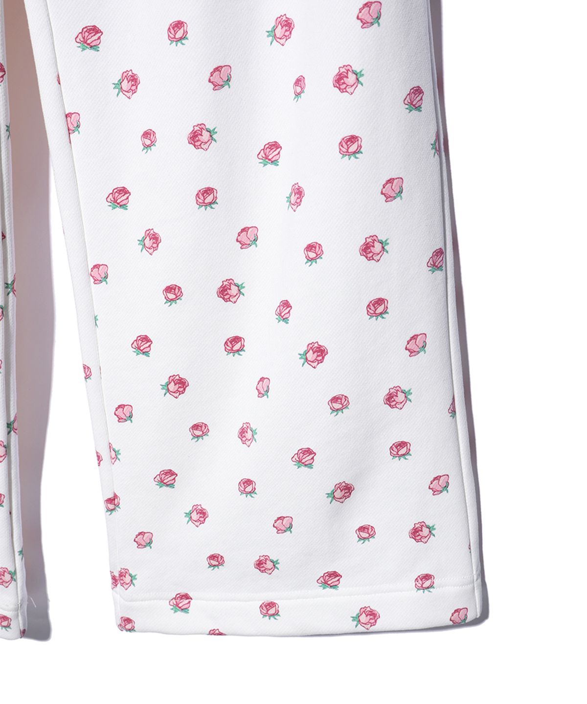 유희(YOUHEE) FLOWER PATTERN LAYERD SKIRT PANTS WHITE