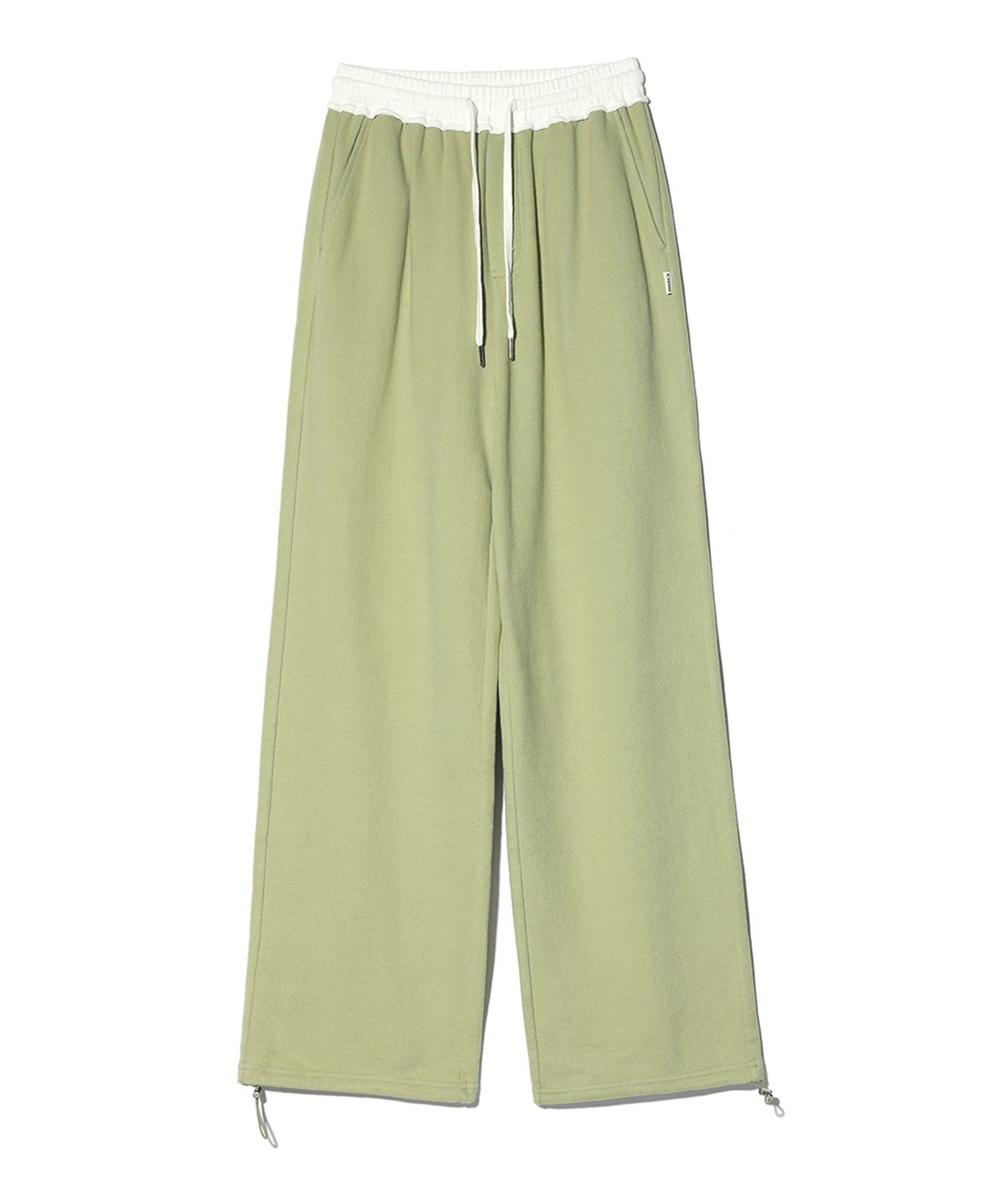 유희(YOUHEE) YOUHEE SYMBOL JERSEY TROUSER GREEN