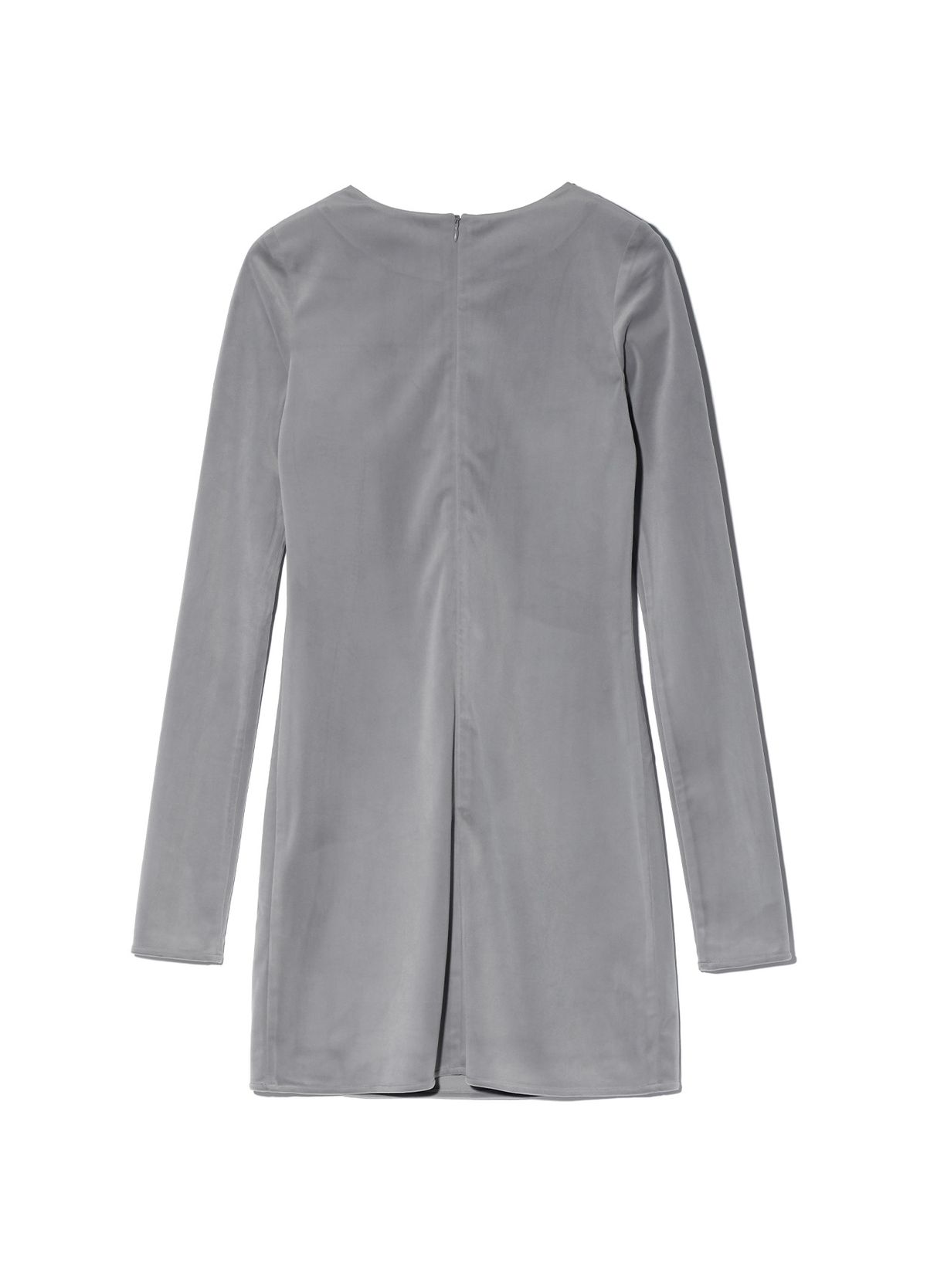 유희(YOUHEE) FLOWER CORSAGE MINI DRESS CHARCOAL