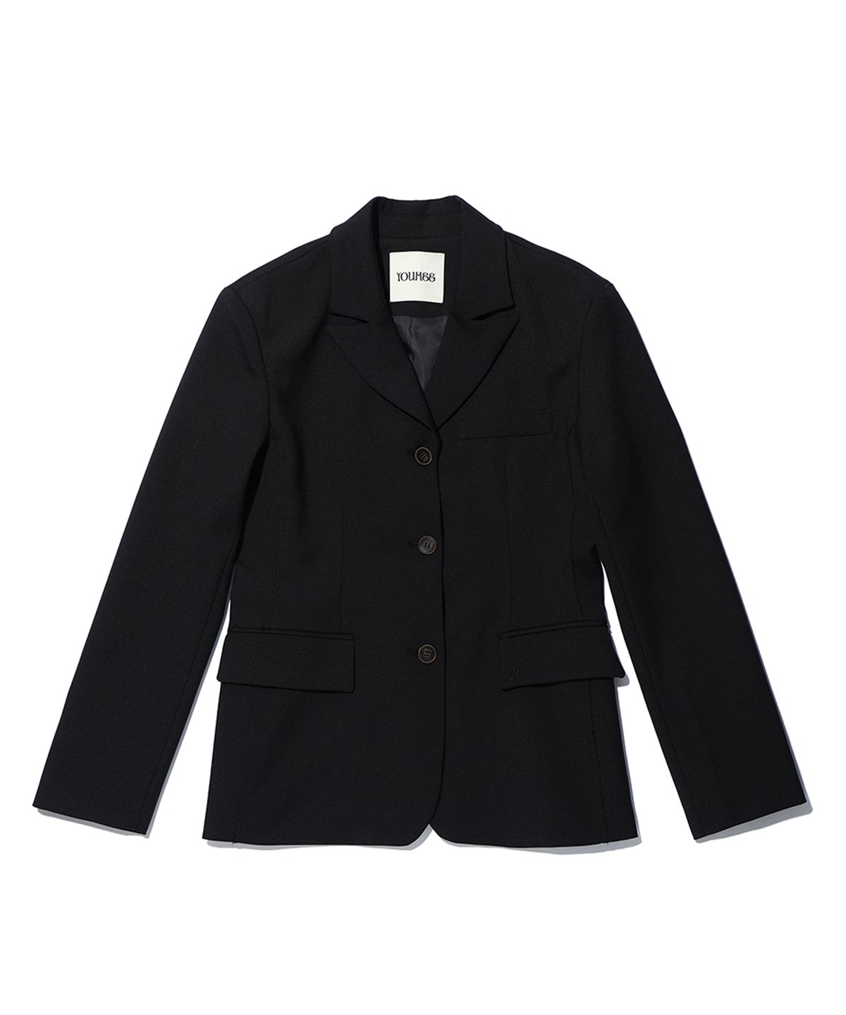 유희(YOUHEE) YOUHEE SLIM FIT BLAZER BLACK