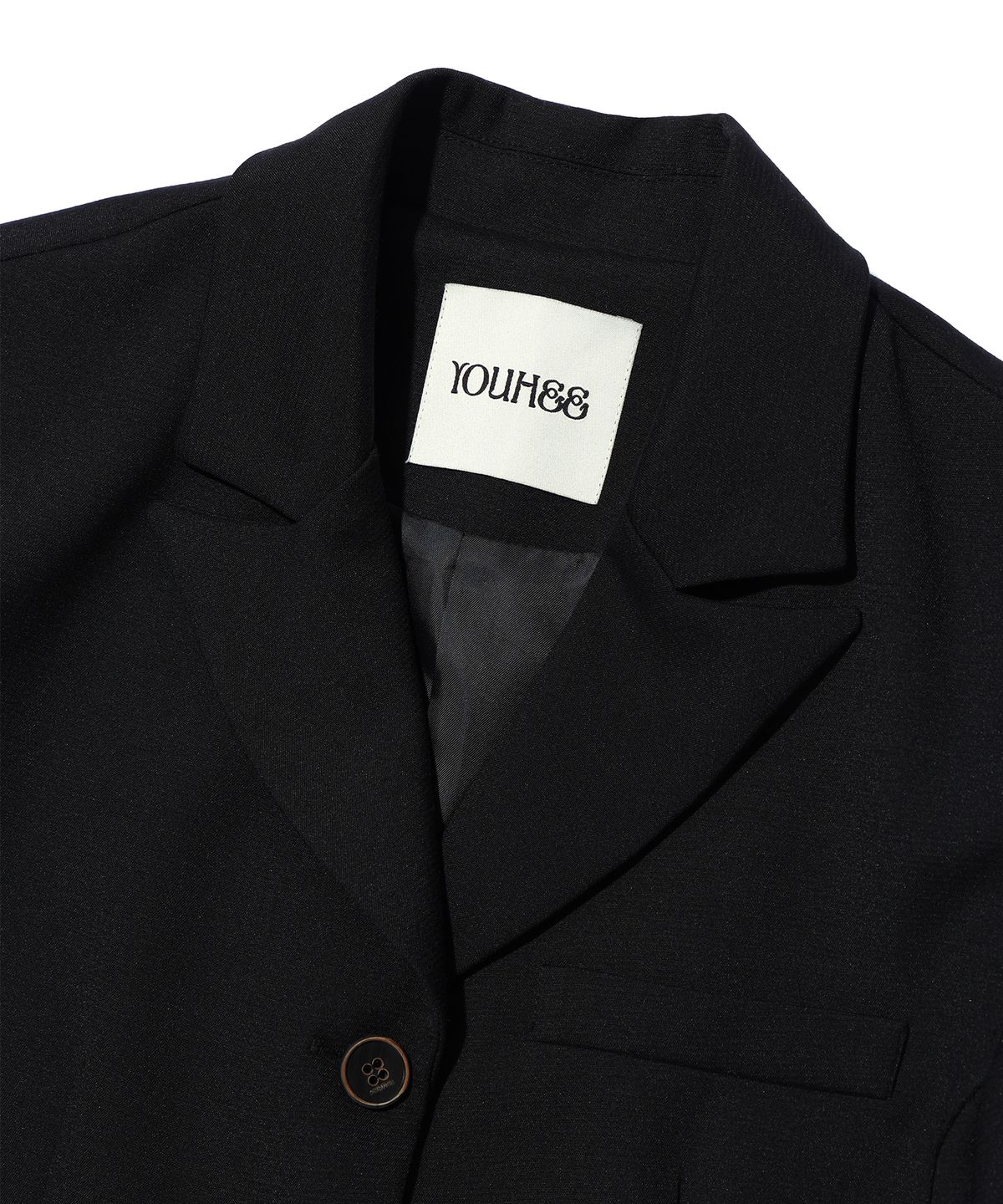 유희(YOUHEE) YOUHEE SLIM FIT BLAZER BLACK